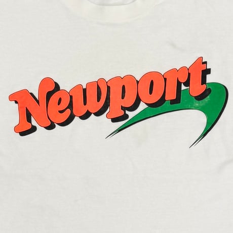 Newport ORANGE TEXT GREEN LINE WHITE FITS XL 2387