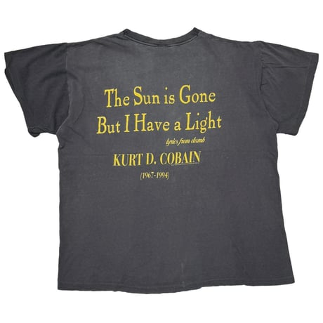 NIRVANA KURT COBAIN THE SUN IS GONE GIANT LARGE 1608