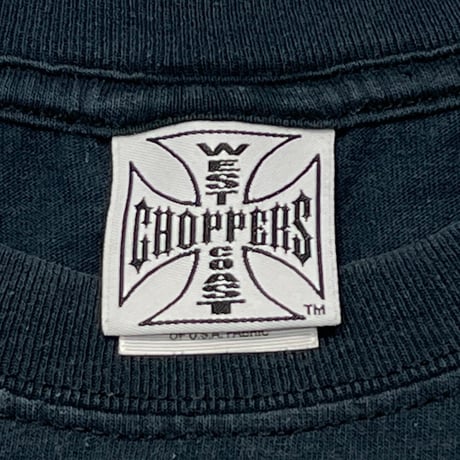 WEST COAST CHOPPERS IRON CROSS LONG BEACH CA SS BLACK XL 8463