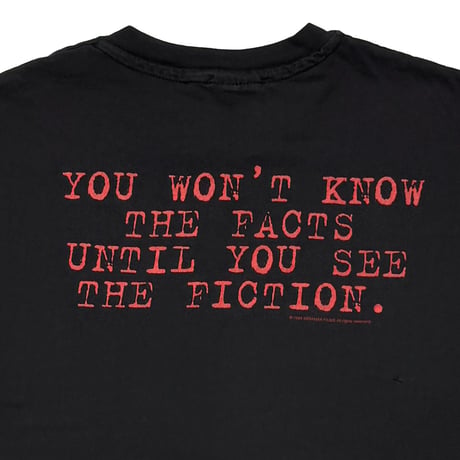 PULP FICTION BACK TEXT FRONT LOGO HANES XL 1746