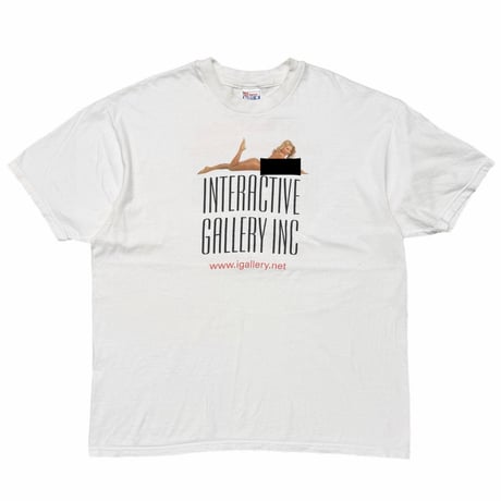 OLD&VINTAGE INTERACTIVE GALLERY INC NUDE 2000 WHITE HANES XL 2367