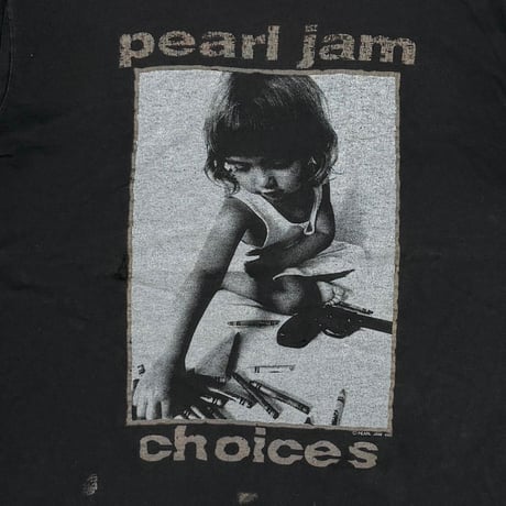 PEARL JAM CHOICES 1992 FRUIT OF THE LOOM LARGE 6525