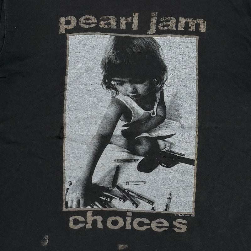 PEARL JAM CHOICES 1992 FRUIT OF THE LOOM LARGE
