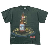 Budweiser 3FROGS BEER BOTTLE GREEN TULTEX LARGE 2050