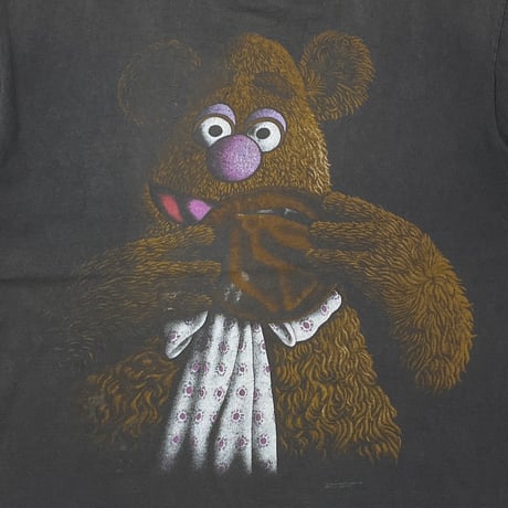 FOZZIE BEAR MUPPET BLACK OUT CHANGES FITS XL 0698