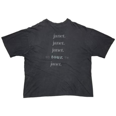 JANET JACKSON KISSING MONOCHROME PORTRAIT 93-94 TOUR XL 9501
