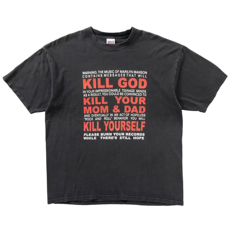 MARILYN MANSON Y2K KILL GOD KILL YOUR MOM&DAD KILL YOURSELF ANVIL LARGE 1570