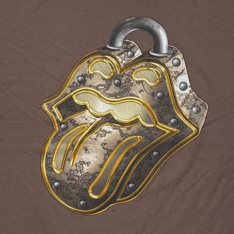 THE ROLLING STONES PADROCK TONGUE NO SECURITY TOUR BROWN MURINA LARGE 7545