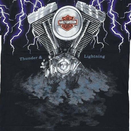 HARLEY DAVIDSON	THUNDER & LIGHTNING OVP BLACK XL 0785