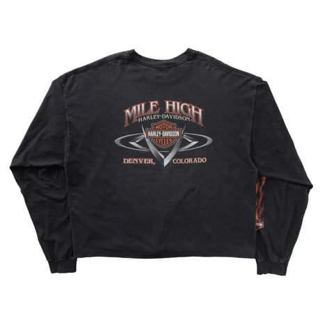 HARLEY DAVIDSON 2002 MILE HIGH DENVER COLORADO FLAME LS FITS XXL 0251