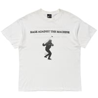 RAGE AGAINST THE MACHINE THE MAS OF TEARS WHITE GIANT FITS LARGE A008