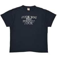 OLD&VINTAGE FUCK YOU FUCKIN' FUCK BLACK FRUIT OF THE LOOM XL 4955