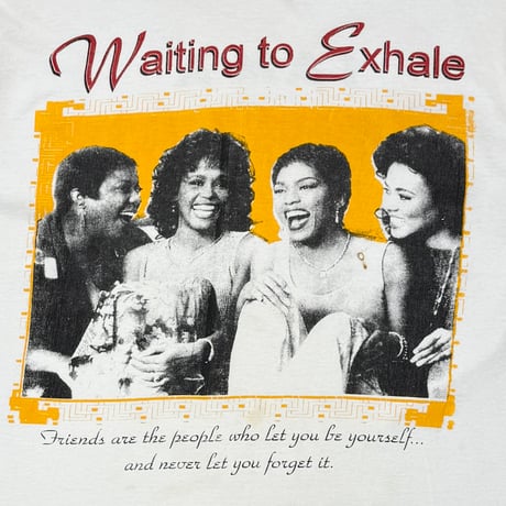 WAITING TO EXHALE IAMA RAP DESIGN BOOTLEG WHITE FITS XL 2475