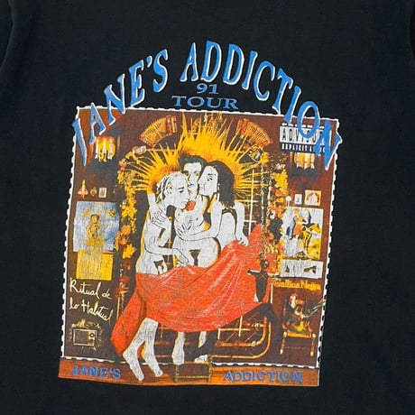 JANE'S ADDICTION 1991 TOUR DOUBLE SIDE FITS XL 9421