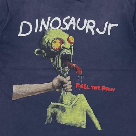 DINOSAUR Jr FEEL THE PAIN NAVY FRUIT OF THE LOOM LARGE 0807