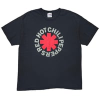 RED HOT CHILI PEPPERS 2008 RED GREEN LOGO HANES XL 0760