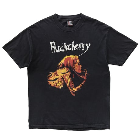 BUCK CHERRY TATTOO WOMAN BLACK GIANT FITS LARGE 2003
