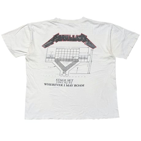 METALLICA STAGE SET WHEREVER I MAY ROAM WHITE XL 6113