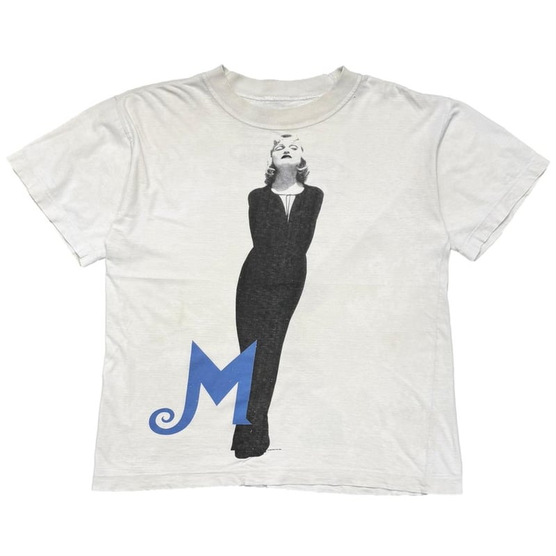 MADONNA 1993 THE GIRLIE SHOW BLUE TEXT WHITE FI