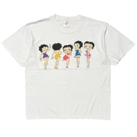 BETTY BOOP 1994 FIVE COLOR DRESS LINK PRINT WHITE XL 9101