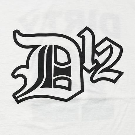 D12 DIRTY 12 WHITE GILDAN LARGE 1860