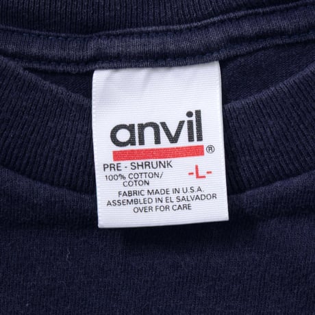 PEARL JAM FRONT EMBROIDERY LOGO NAVY ANVIL LARGE 2264