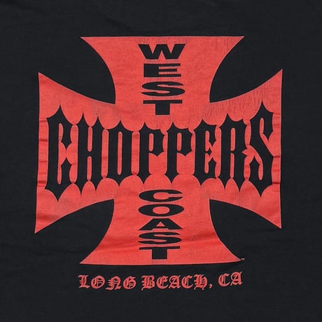 WEST COAST CHOPPERS RED FLAME SKULL IRON CORSS LS XXL 9322