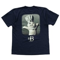 PILLSBURY 1996 DOUGHBOY CALVIN KLEIN PARODY NAVY GILDAN LARGE 9458