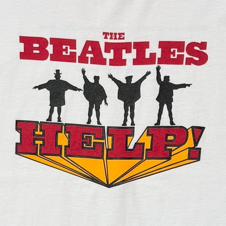 THE BEATLES HELP! WHITE FRUIT OF THE LOOM XL 4163
