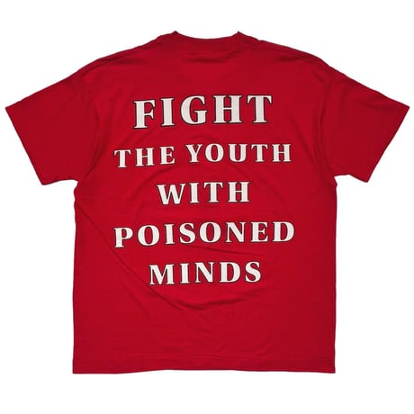 FISHBONE 1991 RACISM RED SCREEN STARS XL 8838