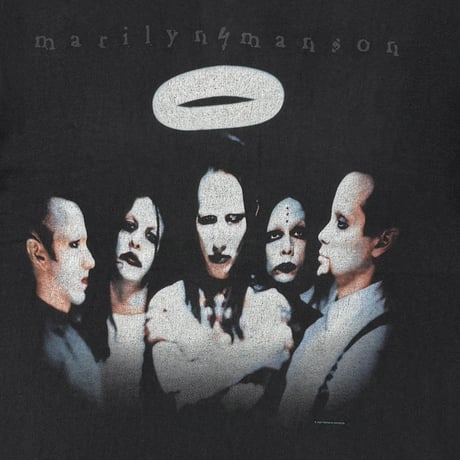 MARILYN MANSON CENTER RING STEDMAN BY HANES LARGE 1763