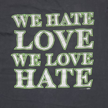 MARILYN MANSON WE HATE LOVE WE LOVE HATE HAND SIGN WINTERLAND XL 8070