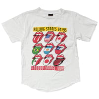 THE ROLLING STONES MULTI COUNTRY TONGUE VOODOO LOUNGE WHITE BROCKUM XL 2754