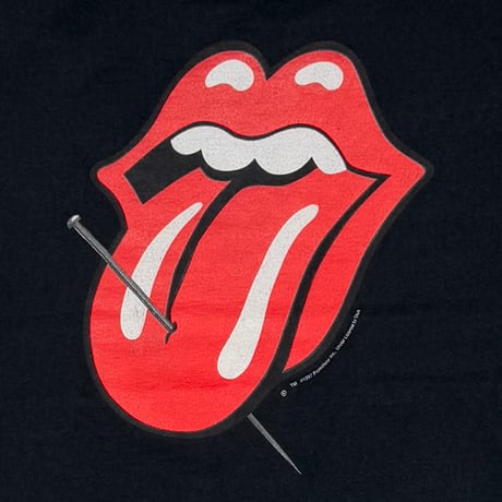 THE ROLLING STONES NAIL TONGUE SPRINT TOUR LS ANVIL XL BLACK 2530