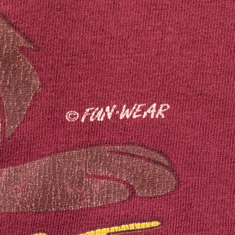 HARLEY DAVIDSON TASMANIAN DEVIL DON'T MESS WITH THE BEST BURGUNDY LARGE 2886