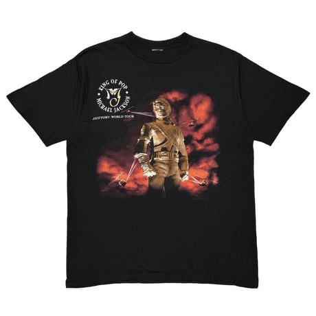 MICHAEL JACKSON 1996 KING OF POP HISTORY WORLD TOUR BLACK FITS XL 3653