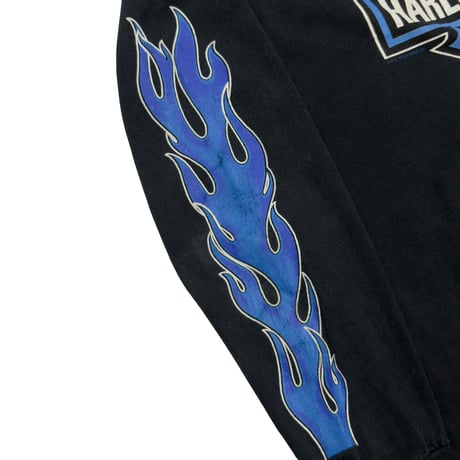 HARLEY DAVIDSON BLUE EMBLEM FLAME LS XXL 2910