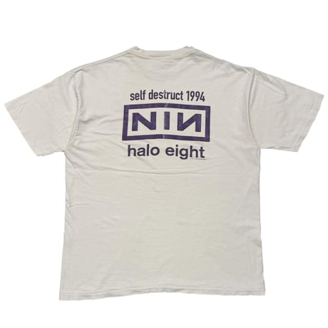 NINE INCH NAILS 1994 THE DOWNWARD SPIRAL SELF DESTRUCT HALO EIGHT NATURAL ALL SPORT XL 0802