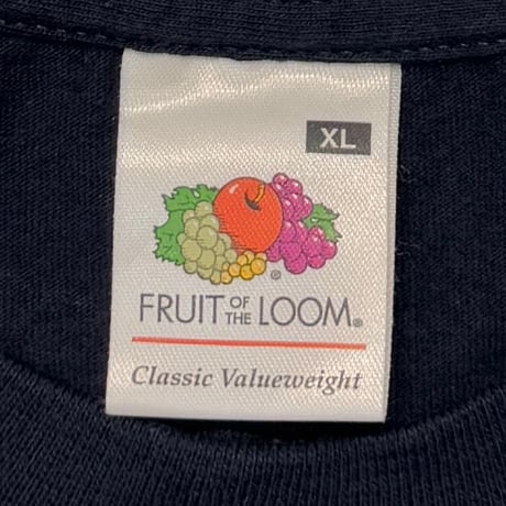 NIRVANA HEART SHAPED BOX LS NAVY FRUIT OF THE LOOM XL 3163