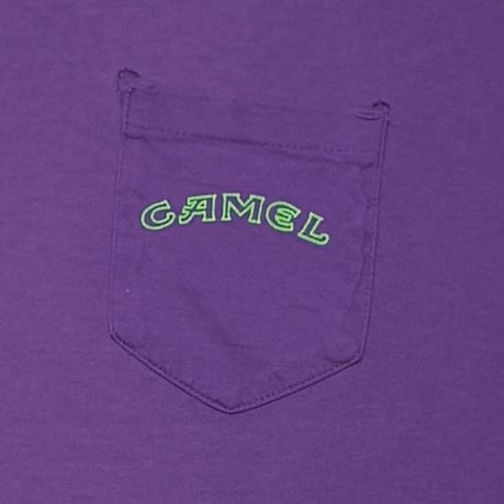 CAMEL LOGO POCKET TEE PURPLE FITS XL 2560