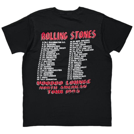 THE ROLLING STONES BIG SPIKE TONGUE VOODOO LOUNGE NORTH AMERICAN TOUR FITS XL 0646