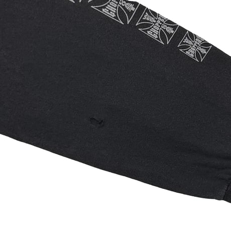 WEST COAST CHOPPERS IRON CROSS LONG BEACH LA LS BLACK FITS LARGE 3384
