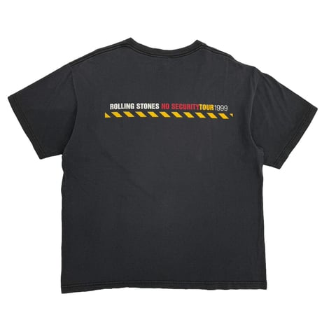 THE ROLLING STONES NO SECURITY TOUR 1999 BLACK SOFTEE XL 6772