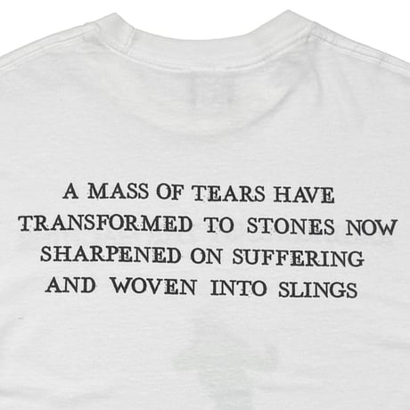 RAGE AGAINST THE MACHINE THE MAS OF TEARS WHITE GIANT FITS LARGE A008