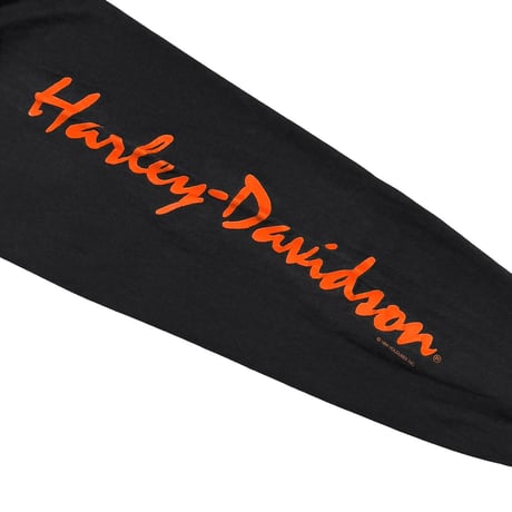 HARLEY DAVIDSON	FLAMING LOGO ARM TEXT LS 1994 LARGE 1172