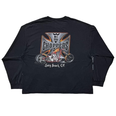 WEST COAST CHOPPERS BACK BIKE IRON CROSS LS FITS XXL 1857