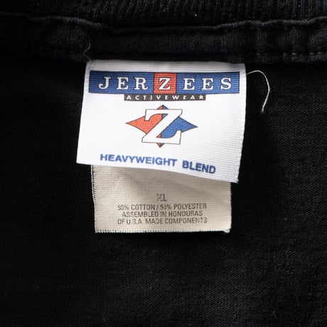 Budweiser NHRA SLEEVE LOGO LS BLACK JERZEES XL 4172