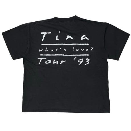 TINA TURNER WHAT'S LOVE TOUR 1993 BLACK FITS XL 2012