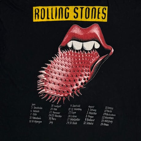 THE ROLLING STONES VOODOO LOUNGE BACK SPIKE TONGUE BOOTLEG HANES XL 2327