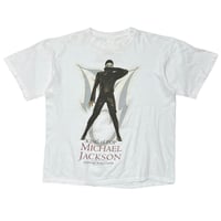MICHAEL JACKSON KING OF POP HISTORY WORLD TOUR WHITE FITS XL 1704